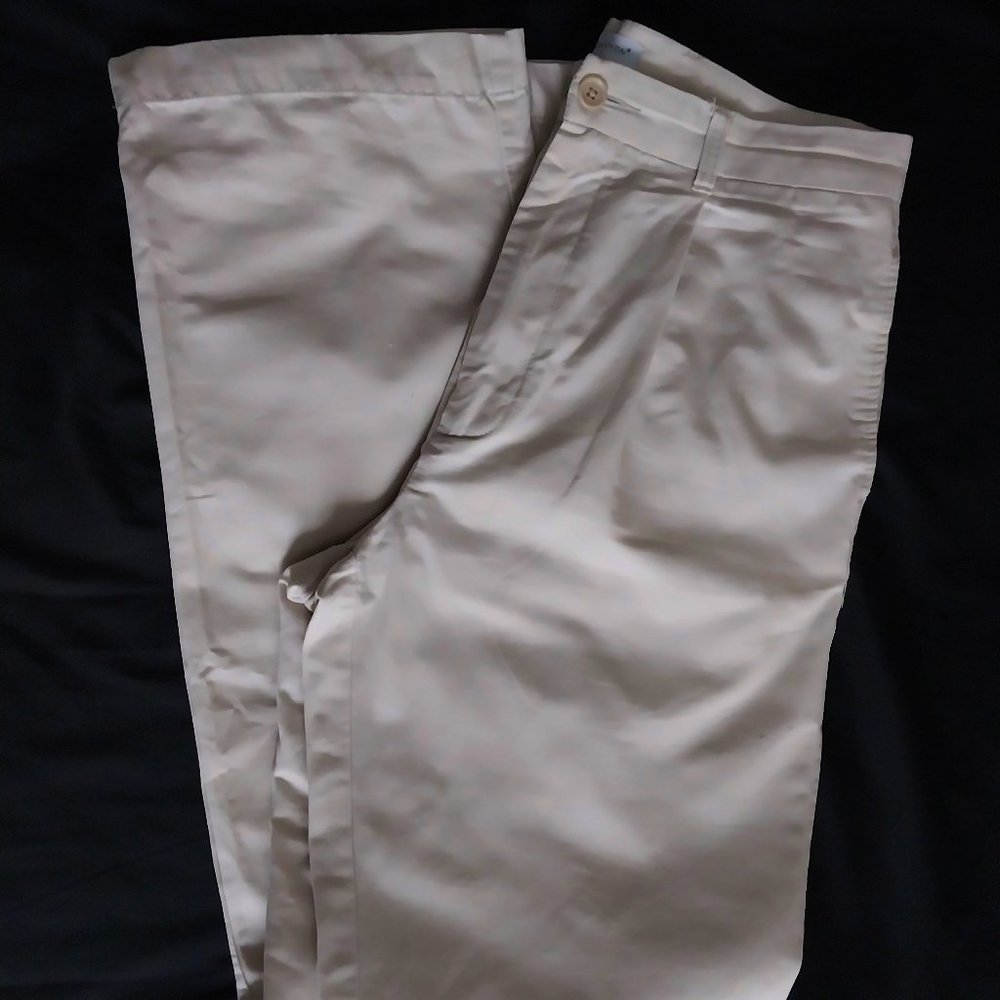 Mens Alex Connon Size 32/32 Color Beige 100% Cotton Pants